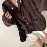 Eddy Tab tick pocket fleece jacket