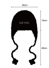 Clover Alpaca Earflap - Grey