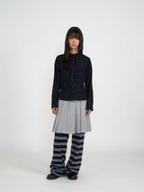 SNAP HOODIE SHIRT (BLACK)
