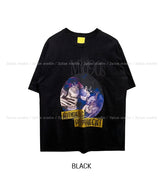 パームプリントクロップショートスリーブTシャツ