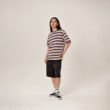 Dazzy Stripe T-Shirt Navy
