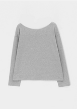 [B-BASIC] エアースウェットオフショルダー長袖Tシャツ