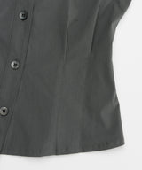 DOZI - Pinched Unbalance shirt _ GREY