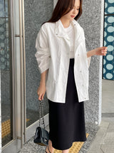 Baren Trench Half Coat Bomber Jacket