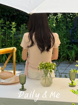 Layered Ribbon T-Shirt(3color)