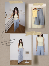 Lemon spandex cap zip-up sleeveless T-shirt