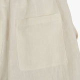 Stranger Classic Fit Linen Shorts (Cream)