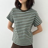 ループストライプTシャツ - 3colors