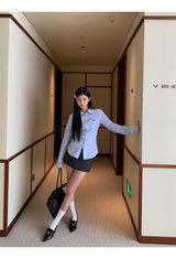 スカイレースボウ長袖シャツ