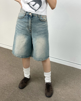 ADYダメージバミューダショートパンツ2C