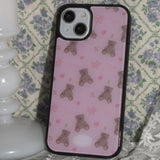 [MADE] vintage bear case (pink)