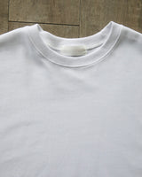KP DEEP SLIT HALF TEE WH