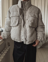 Anur Crop Tweed Padding