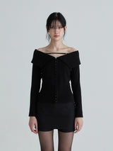 Sailor hook top (Black)