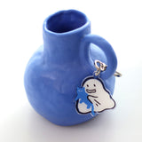 Ghost and cat keyring