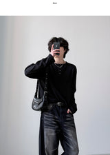 リコヘンリーネックロングスリーブ