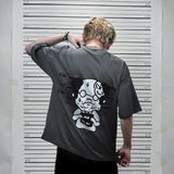 PEANUT STAIN - Fakenut Stain Mastermind Grey Boxy Oversized Tshirt