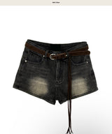qua washing span short pt ( belt set )