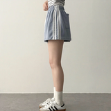 ウェッティングサイドレースポイントバンディングショートパンツショーツ