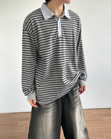 Wash Stripe Pique T-shirt