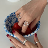 [925silver] Motive ring