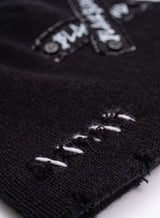 BBD Hand-stitched Graffiti Logo Beanie (Black)