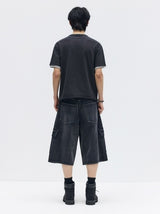 26SS★ MP3 GRAPHIC LAYERED HALF T