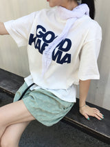 カルマロゴオーバー半袖Tシャツ (3c)