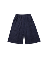 Lur linen denim bermuda pants
