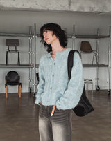 Prague Wool Hair Cardigan