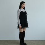 KIRIGIRL メッシュトップ _GREY