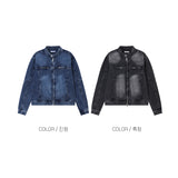 LMN ラボサンダーウォッシュデニムジャケット (2 colors)