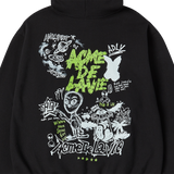 25SS ALIEN UNIVERSE HOODIE BLACK