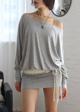 LACE LEATHER BELT