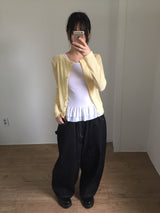 Summer Stitch Balloon Denim (2color)
