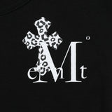 SAHARA LEOPARD CROSS BACK LOGO U-NECK T (2Color)