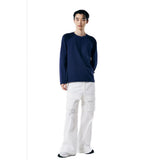 ESSENTIAL LONG BASIC TEE [NAVY]
