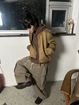 (3colors) cuty prison knit hoodie