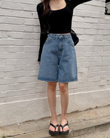 Nuffen denim short pants