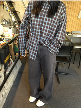 ナズウォッシュコットンワイドパンツ(3c)