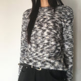 Nabble ツートーン ボカシミックス ニットウェア