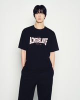 25FW オーセンティックロゴショートスリーブTシャツ ブラック