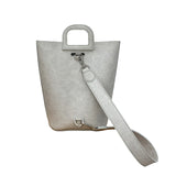 single bucket bag-grey