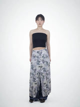 TIE LONG SKIRT (FOREST)