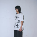 Untitled ロゴ ピグメントウォッシュ ショートスリーブ Off White