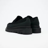 VATIC PENNY LOAFER Velvet penny loafers with 63mm internal and external height increase