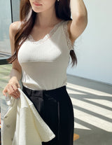 Mito V-neck Lace Sleeveless