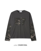 キャンバーカモレイヤードロングスリーブTシャツ