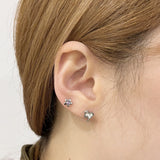 [SET] オーロラバタフライリボンピアス