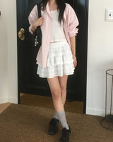 ペキュレースフリルミニスカート